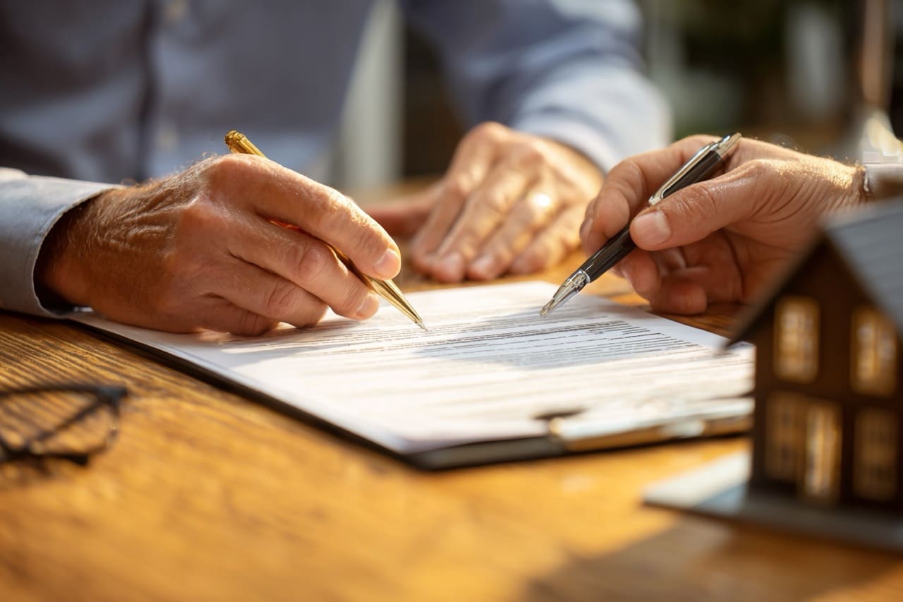 Maryland couple finalizing house sale during divorce settlement