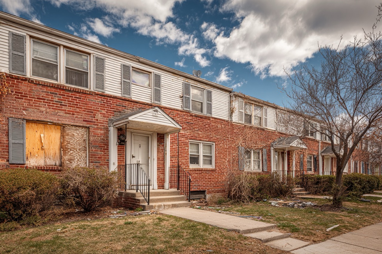 Maryland hoarder property requiring extensive cleanup