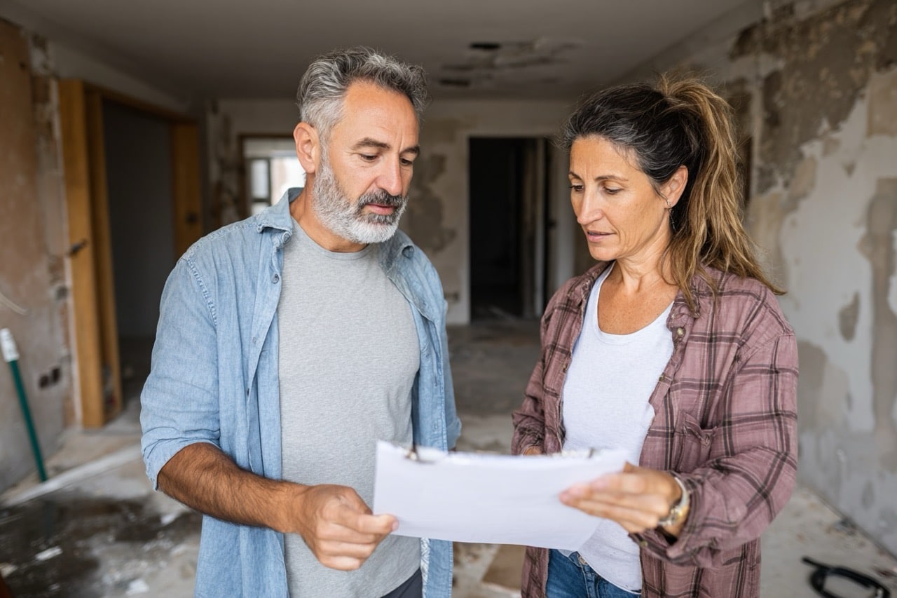 Storm damaged Maryland residential property showing repair needs
